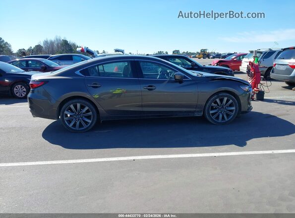 JM1GL1VM6J1302136 2018 MAZDA 6 Черный Вид задней части салона
