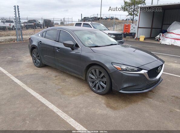 JM1GL1VM8J1326969 2018 MAZDA 6 Черный Передняя правая четверть