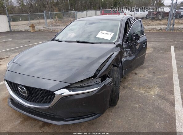 JM1GL1VM8J1326969 2018 MAZDA 6 Черный Вид спереди