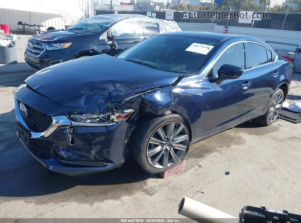 JM1GL1VM8J1329239 2018 MAZDA 6 Серый Передняя левая четверть