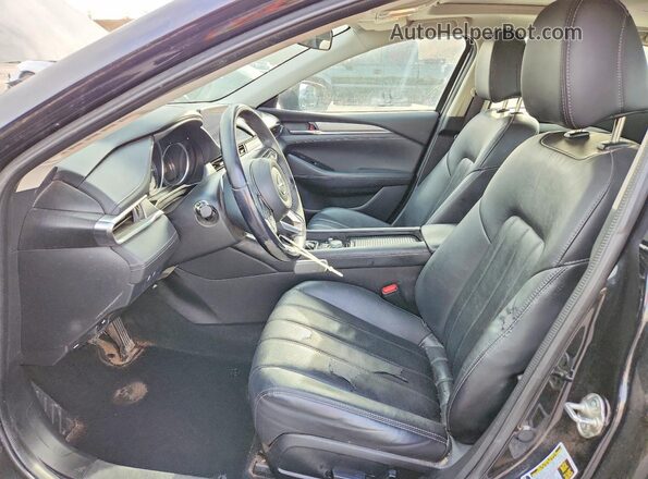 JM1GL1VM8K1503716 2019 MAZDA 6 Черный Вид салона спереди