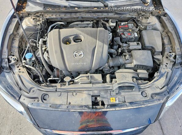 JM1GL1VM8K1503716 2019 MAZDA 6 Черный Вид задней части салона