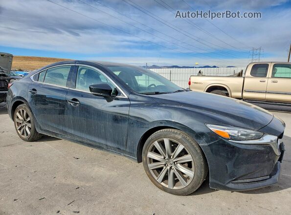 JM1GL1VM8K1503716 2019 MAZDA 6 Черный Передняя правая четверть