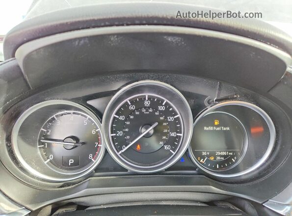JM1GL1VM8K1503716 2019 MAZDA 6 Черный Вид щитка приборов