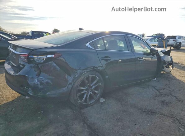 JM1GL1W56H1138291 2017 MAZDA 6 Черный Задняя правая четверть