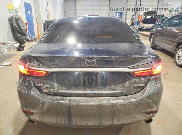 JM1GL1WY6K1504283 2019 MAZDA 6 Синий Вид сзади