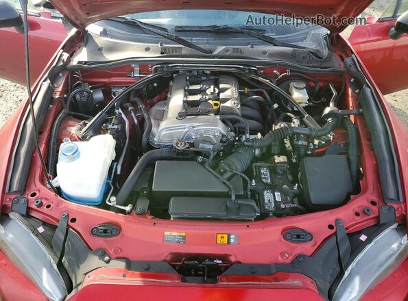 JM1NDAC71K0305566 2019 MAZDA MX-5 Red Vista interior trasera