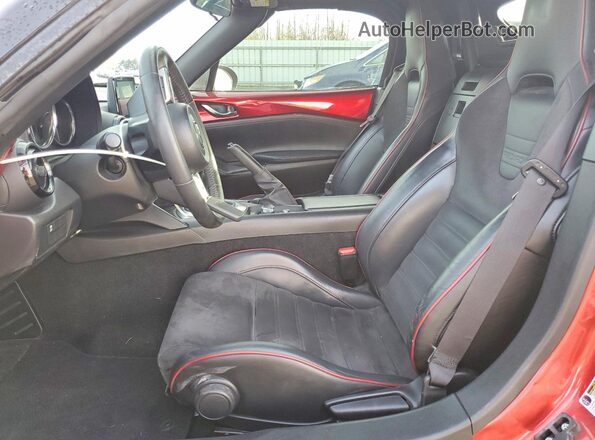 JM1NDAC71K0305566 2019 MAZDA MX-5 Red Vista interior delantera