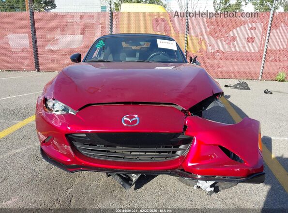 JM1NDAC71P0554375 2023 MAZDA MX-5 MIATA Бордовый Вид задней части салона