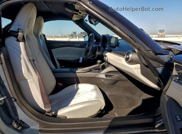 JM1NDAD70M0456514 2021 MAZDA MX-5 Gray Widok tylnych siedzeń