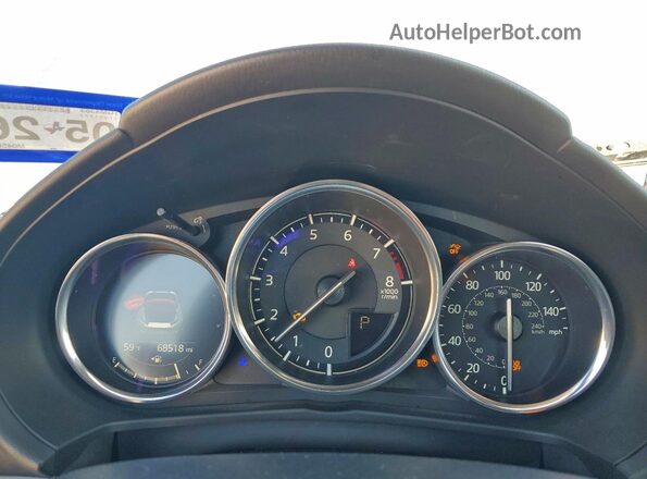 JM1NDAD70M0456514 2021 MAZDA MX-5 Gray Widok zestawu wskaźników