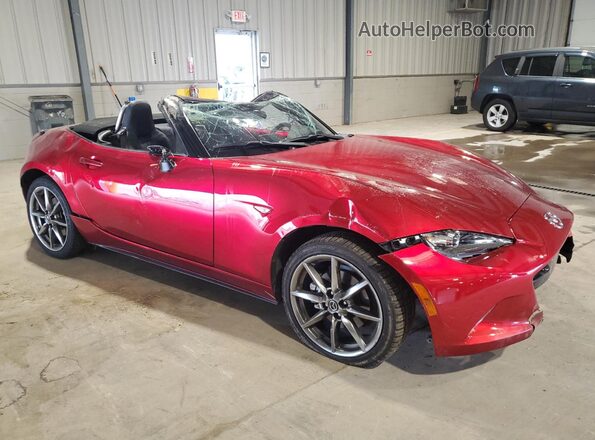 JM1NDAD72M0457860 2021 MAZDA MX-5 Красный Передняя правая четверть