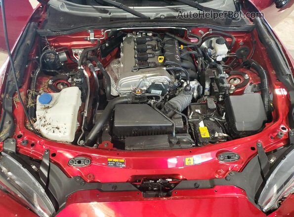 JM1NDAD72M0457860 2021 MAZDA MX-5 Красный Вид задней части салона