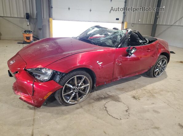 JM1NDAD72M0457860 2021 MAZDA MX-5 Красный Передняя левая четверть