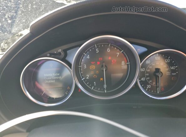JM1NDAD75S0658679 2025 MAZDA MX-5 Blue Вид щитка приладів