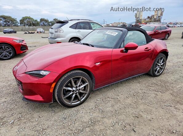 JM1NDAD78M0459693 2021 MAZDA MX-5 Красный Передняя левая четверть