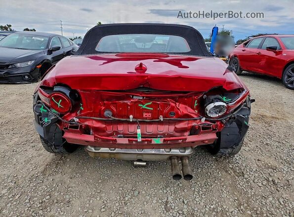 JM1NDAD78M0459693 2021 MAZDA MX-5 Красный Вид сзади