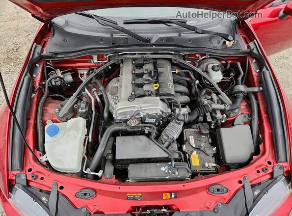 JM1NDAD78M0459693 2021 MAZDA MX-5 Красный Вид задней части салона