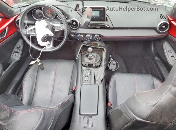 JM1NDAD7XG0112855 2016 MAZDA MX-5 Red Vista del salpicadero