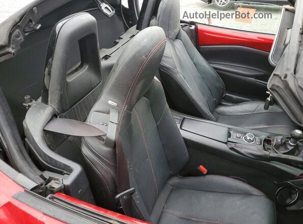 JM1NDAD7XG0112855 2016 MAZDA MX-5 Red Vista de los asientos traseros