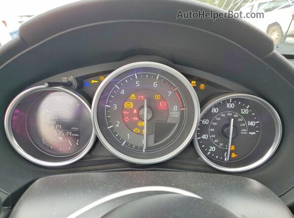 JM1NDAD7XG0112855 2016 MAZDA MX-5 Red Vista del cuadro de instrumentos