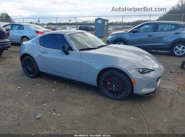 JM1NDAL71R0606753 2024 MAZDA MX-5 MIATA RF Серый Передняя правая четверть