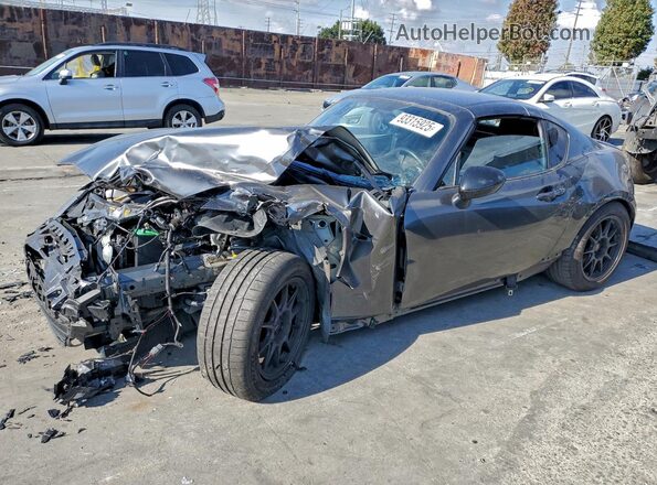 JM1NDAL72H0104154 2017 MAZDA MX-5 Gray Vista tres cuartos delantera izquierda