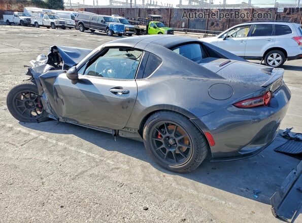 JM1NDAL72H0104154 2017 MAZDA MX-5 Gray Trasero izquierdo