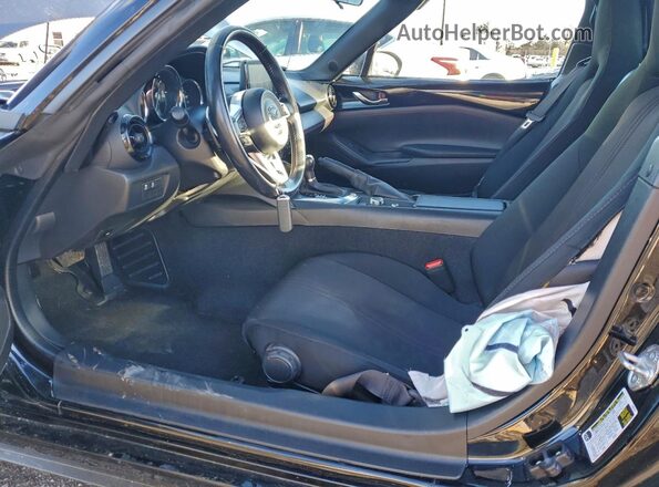 JM1NDAL73K0303043 2019 MAZDA MX-5 Черный Вид салона спереди