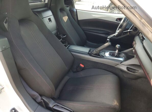 JM1NDAL78H0103221 2017 MAZDA MX-5 Белый Вид задних сидений