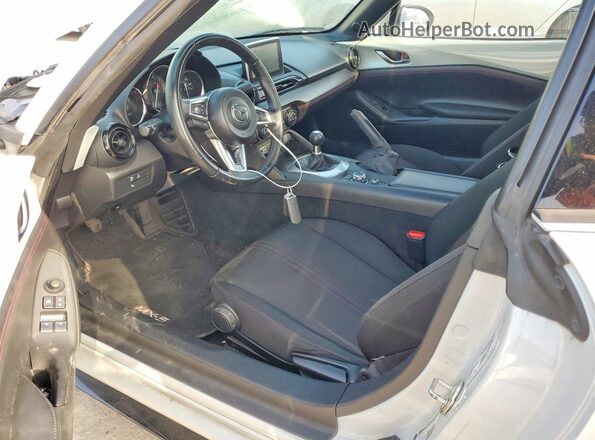 JM1NDAL78H0103221 2017 MAZDA MX-5 Белый Вид панели приборов