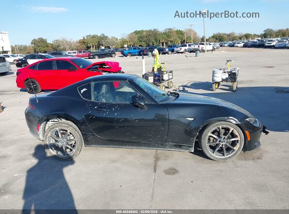 JM1NDAM70J0200739 2018 MAZDA MX-5 MIATA RF Black Widok wnętrza z tyłu