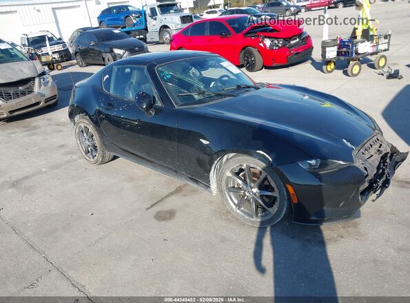 JM1NDAM70J0200739 2018 MAZDA MX-5 MIATA RF Black Przód prawy