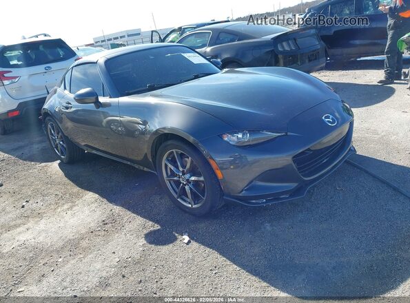 JM1NDAM71H0106881 2017 MAZDA MX-5 MIATA RF Gray Przód prawy