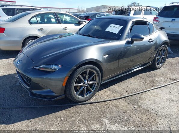 JM1NDAM71H0106881 2017 MAZDA MX-5 MIATA RF Gray Przód lewy