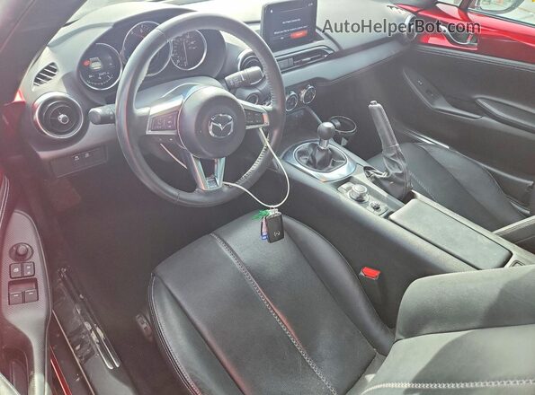 JM1NDAM71N0501719 2022 MAZDA MX-5 Red Vista del salpicadero