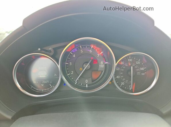 JM1NDAM71N0501719 2022 MAZDA MX-5 Red Vista del cuadro de instrumentos