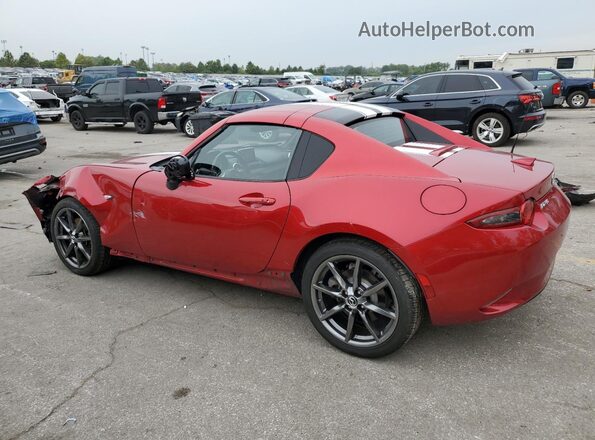 JM1NDAM73H0103786 2017 MAZDA MX-5 Maroon Rear left