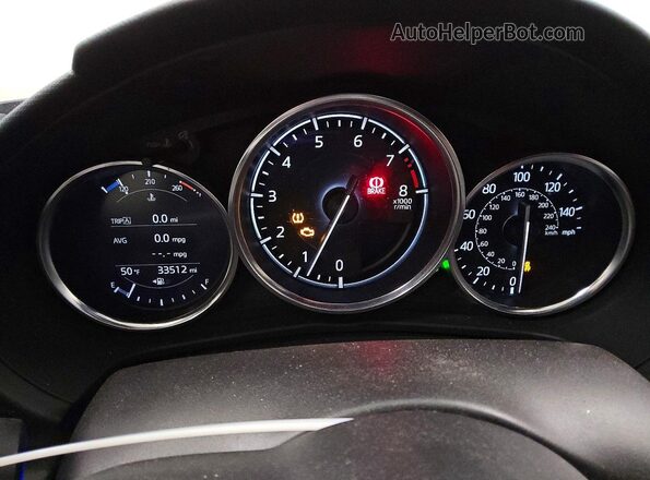 JM1NDAM73P0550097 2023 MAZDA MX-5 Gray ხელსაწყოთა პანელის ხედი