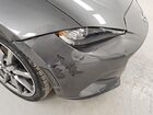 2023 Mazda Mx-5 Miata Grand Touring Gray vin: JM1NDAM73P0550097 Damage: Front Bumper, Broken, Replacement Required