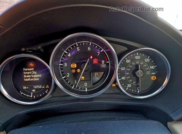 JM1NDAM75L0417593 2020 MAZDA MX-5 Красный Вид щитка приборов