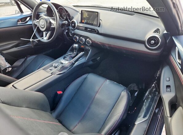 JM1NDAM76H0107069 2017 MAZDA MX-5 Синий Вид панели приборов
