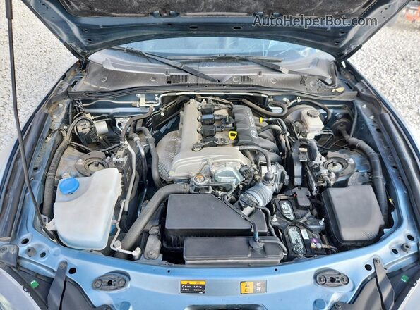 JM1NDAM76H0107069 2017 MAZDA MX-5 Синий Вид задней части салона