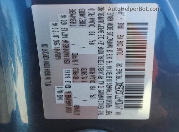 JM1NDAM77J0205940 2018 MAZDA MX-5 Черный Вид подкапотного пространства
