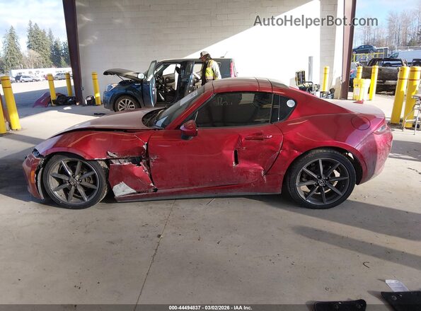 JM1NDAM78K0311685 2019 MAZDA MX-5 MIATA RF Red Widok wnętrza z tyłu
