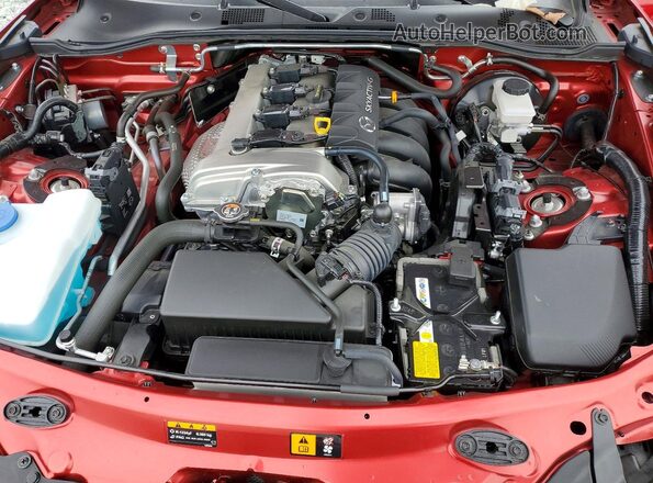 JM1NDAM78R0608854 2024 MAZDA MX-5 Красный Вид задней части салона