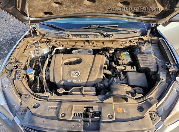 JM3KE4DY2G0664237 2016 MAZDA CX-5 Blue Engine compartment view