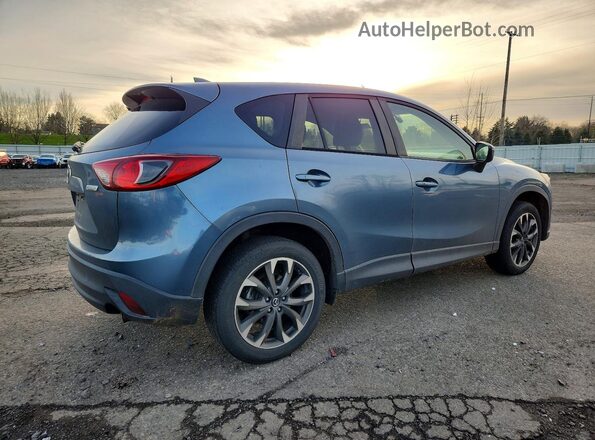 JM3KE4DY2G0664237 2016 MAZDA CX-5 Blue Rear right
