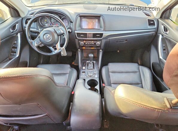 JM3KE4DY2G0664237 2016 MAZDA CX-5 Blue Dashboard view