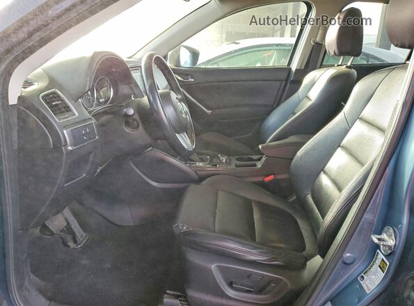 JM3KE4DY2G0664237 2016 MAZDA CX-5 Blue Front interior view